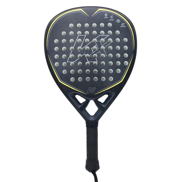 Raqueta Pala de Padel K6 Carbon Attacker Spin KX